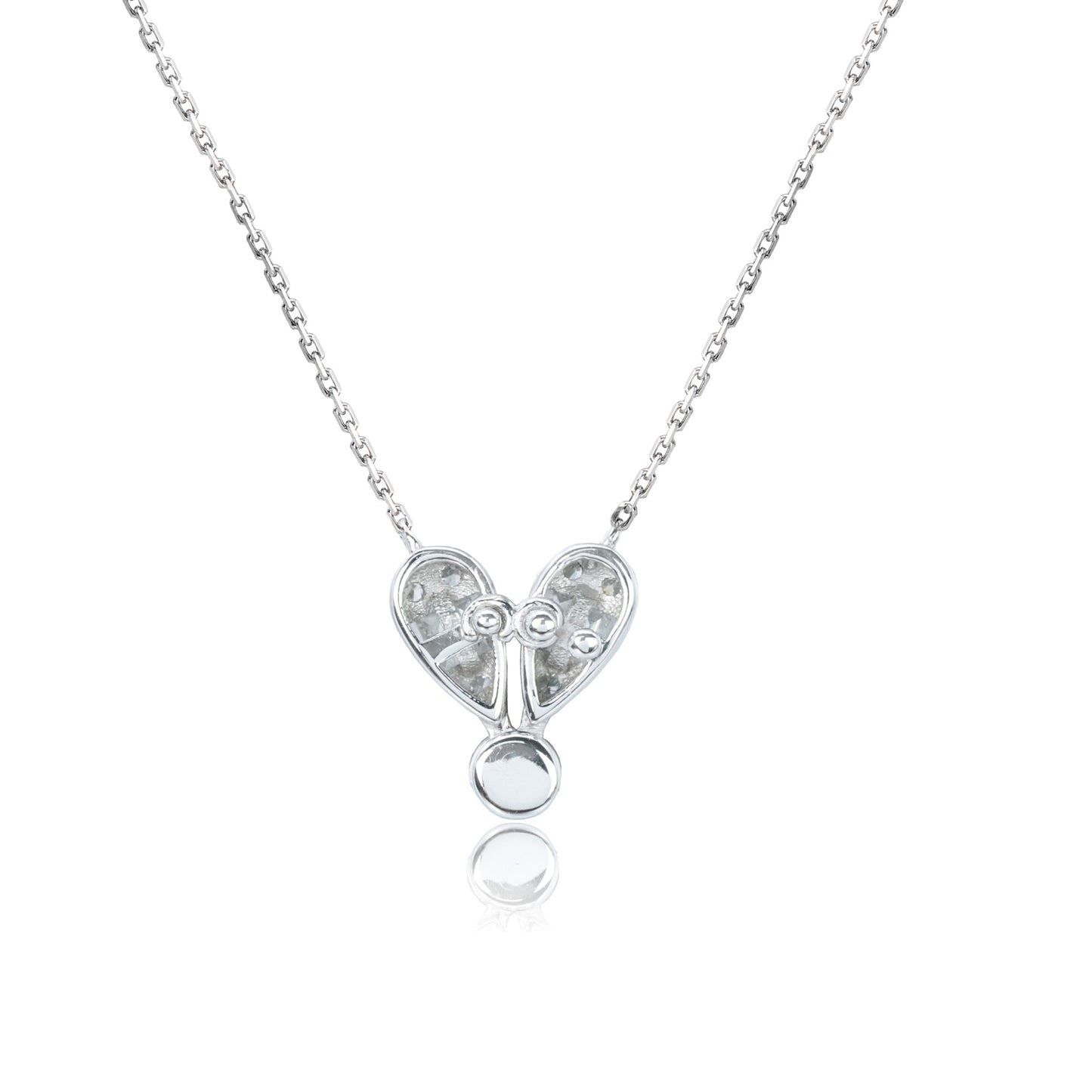 14k/18k white gold 0.12 ctw vs h diamond necklace