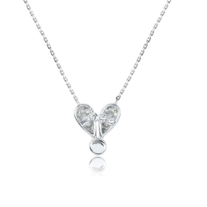 14K/18K WHITE GOLD 0.12 CTW VS H DIAMOND NECKLACE