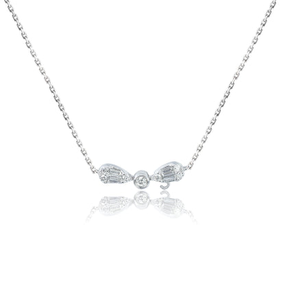 14K/18K WHITE GOLD 0.12 CTW VS H DIAMOND NECKLACE