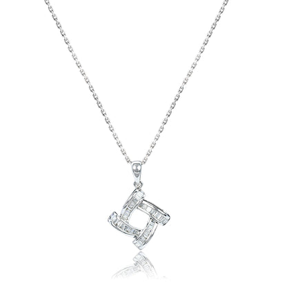 14K/18K WHITE GOLD 0.22 CTW VS H DIAMOND NECKLACE