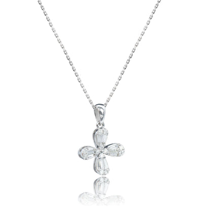 14K/18K WHITE GOLD 0.26 CTW VS H DIAMOND NECKLACE