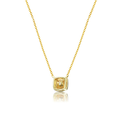 14K/18K GOLD 0.20 CTW YELLOW DIAMOND NECKLACE