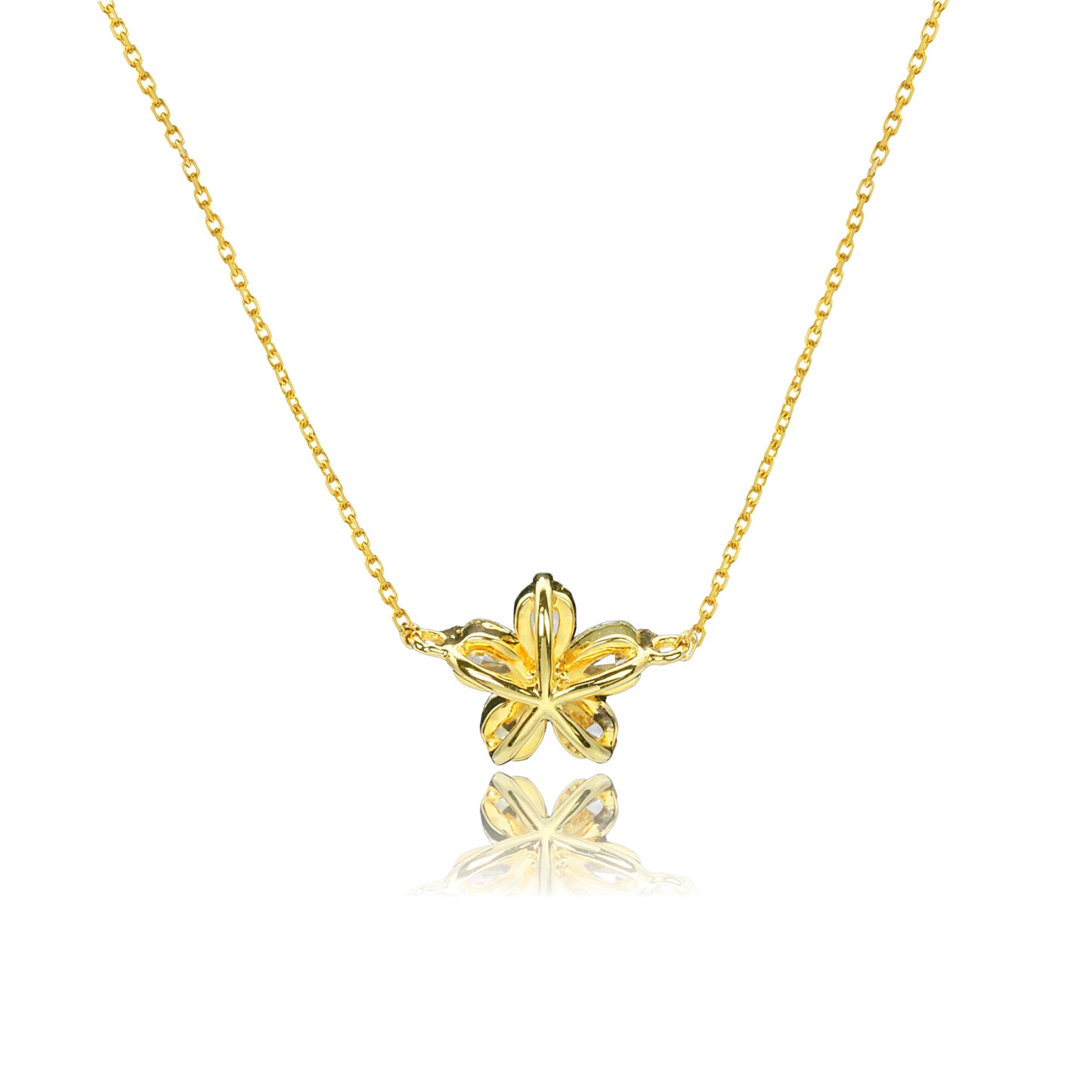 14k/18k yellow gold 0.45 ctw fancy yellow diamond necklace