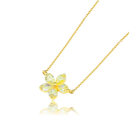 14K/18K YELLOW GOLD 0.45 CTW FANCY YELLOW DIAMOND NECKLACE