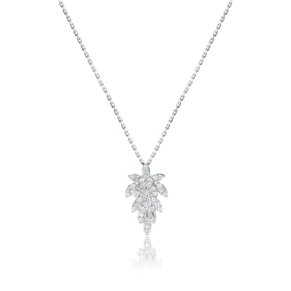 14K/18K WHITE GOLD 0.21 CTW H VS DIAMOND NECKLACE