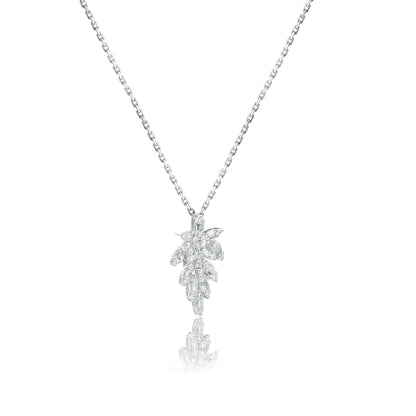 14K/18K WHITE GOLD 0.21 CTW H VS DIAMOND NECKLACE