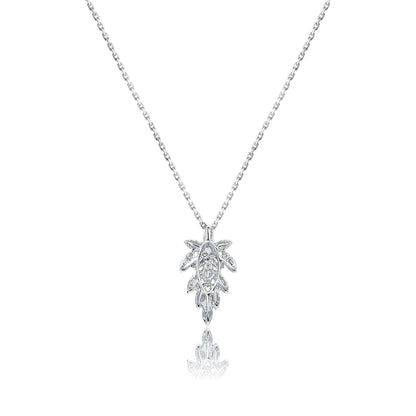 14K/18K WHITE GOLD 0.21 CTW H VS DIAMOND NECKLACE