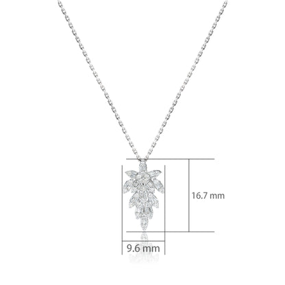 14K/18K WHITE GOLD 0.21 CTW H VS DIAMOND NECKLACE