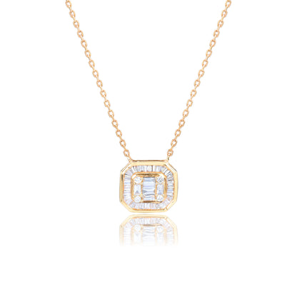 14K/18K ROSE GOLD 0.27 CTW H VS DIAMOND & DIAMOND NECKLACE