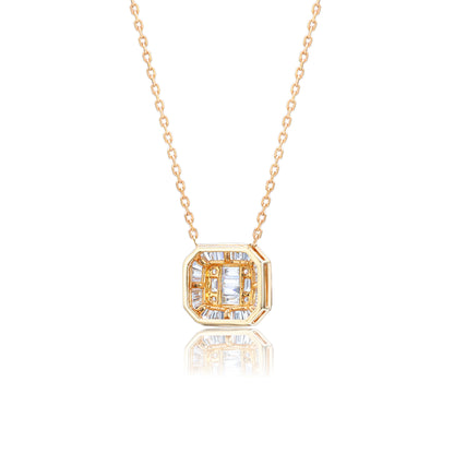 14K/18K ROSE GOLD 0.27 CTW H VS DIAMOND & DIAMOND NECKLACE