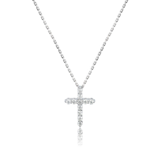 14K/18K WHITE GOLD 0.22 CTW H VS DIAMOND NECKLACE