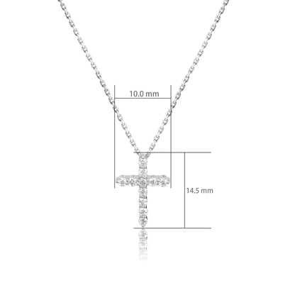 14K/18K WHITE GOLD 0.22 CTW H VS DIAMOND NECKLACE