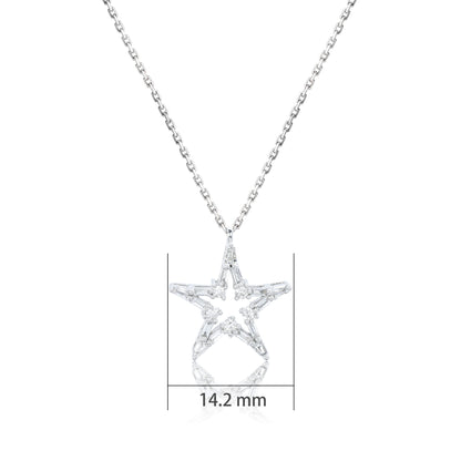 14K/18K WHITE GOLD 0.27 CTW NATURAL H VS DIAMOND NECKLACE