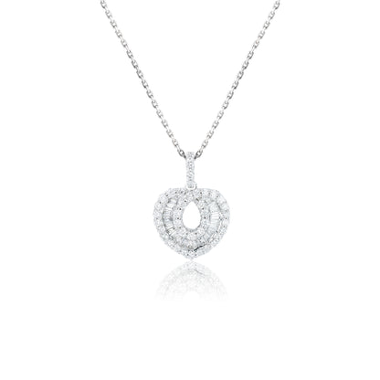 14K/18K WHITE GOLD 0.36 CTW H VS DIAMOND NECKLACE