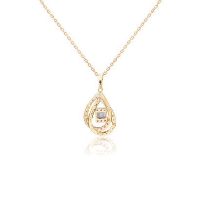 14K ROSE GOLD 0.41 CTW H VS DIAMOND NECKLACE