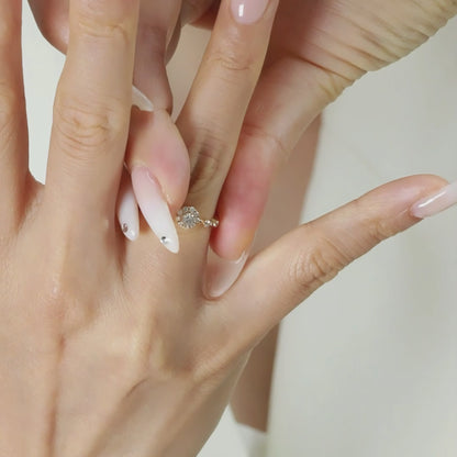 14K/18K YELLOW GOLD 0.23 CTW H VS DIAMOND RING